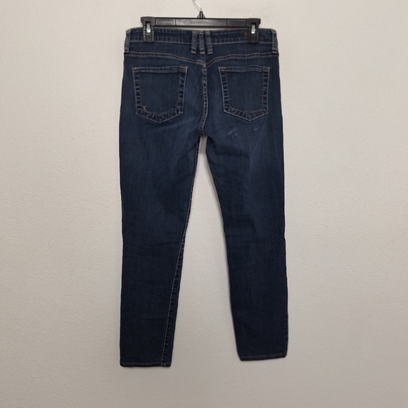 Kut from the Kloth Diana Dark Wash Grunge Skinny Denim Jeans Size 6 - Picture 5 of 12